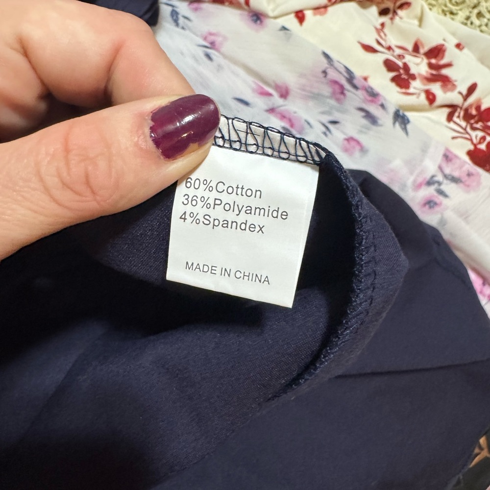 Amazon Off-Shoulder Navy Mini Dress - Picture 4 of 4